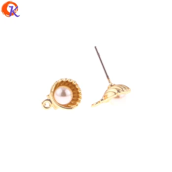 

Cordial Design 100Pcs 9*12MM Jewelry Making/Earring Stud/DIY Parts/Clam Shape/Jewelry Accessories/Hand Made/Earring Findings