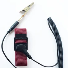 1,8 м Антистатический ESD ремешок разряда ленты Антистатический браслет заземления не накапливает статики выпуск браслет с зажимом