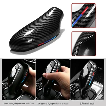

Carbon Fiber Gear Shift Knob Cover Trim for BMW 5/7 Series X3/X4 G30 G31 G01 G02