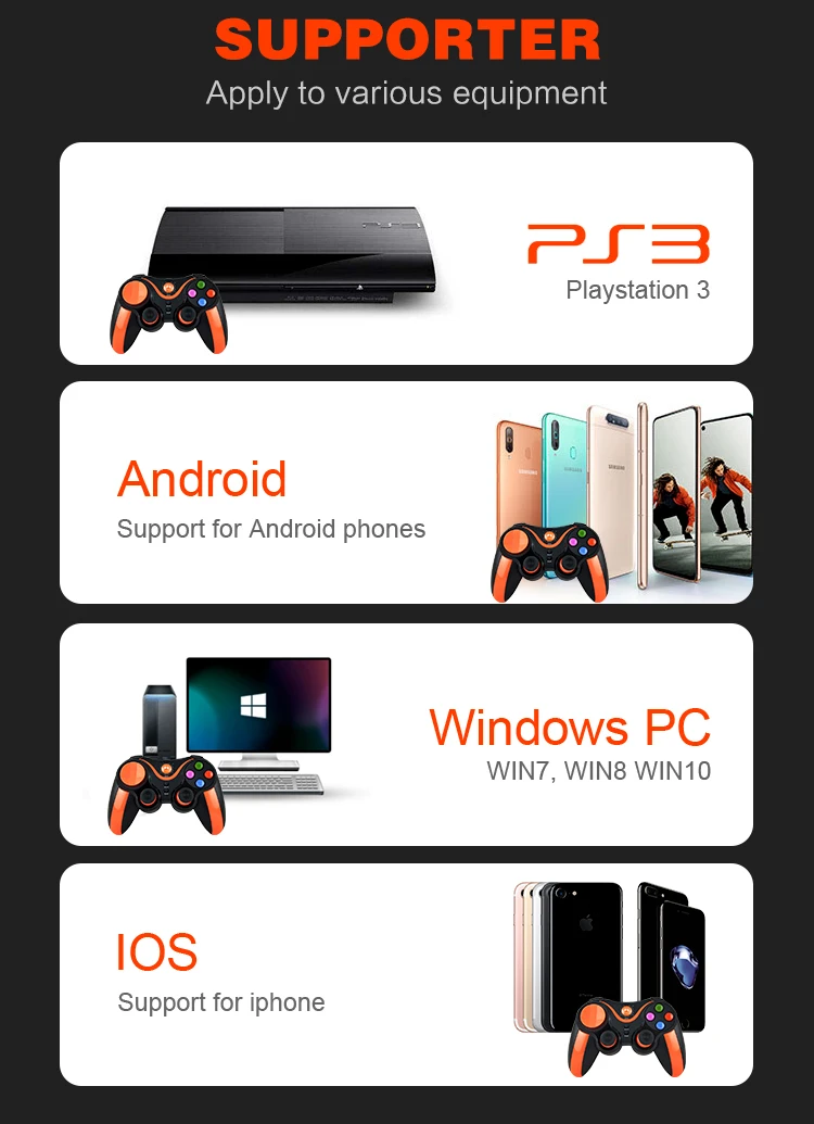 Игровой контроллер-лягушка для IOS, беспроводной bluetooth-геймпад, поддержка официального приложения для PUBG Android, джойстик для ПК PS3, ТВ-приставка