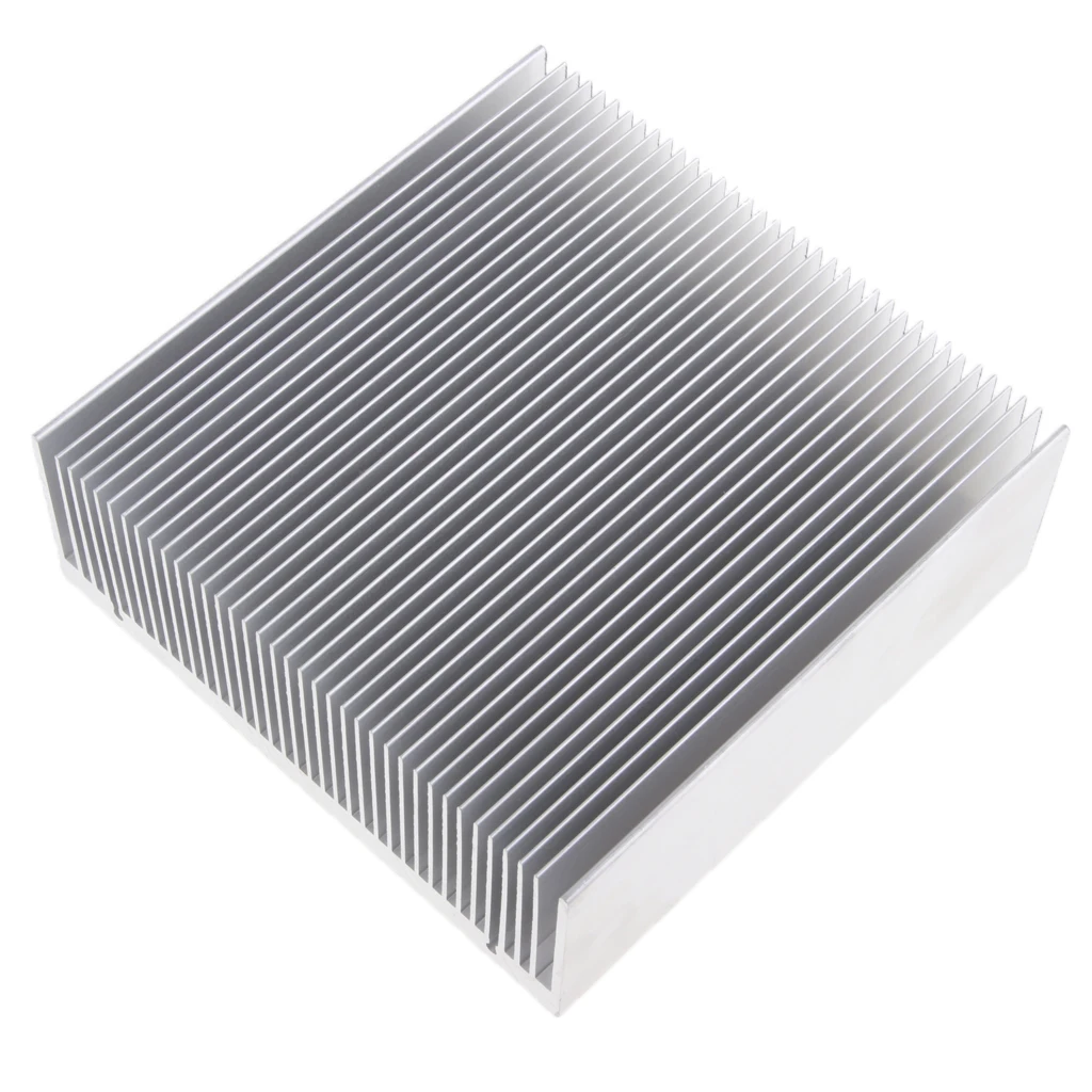 125*125*45mm Cooling Fin, Aluminum Heat Sink Radiator for CPU RAM 100W IC LED Power Amplifer ect.