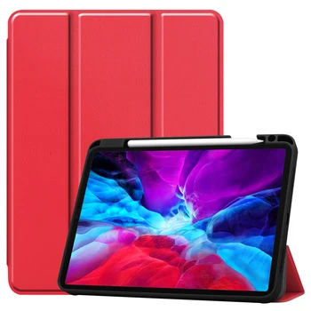 

Tri-fold Magnetic Case for IPad Pro 12.9 2020 Smart Flip Stand Cover with Pencil Holder for IPad Pro 12.9 2020 Protective Cover