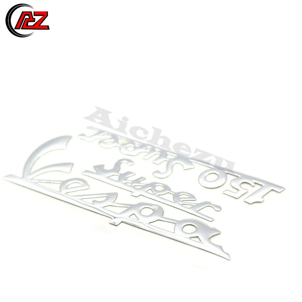 ACZ Motorcycle 3D Emblem Stickers Decal For PIAGGIO Vespa LX150 150 Super Sticker