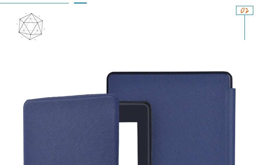 Capa protetora de couro para kindle geração