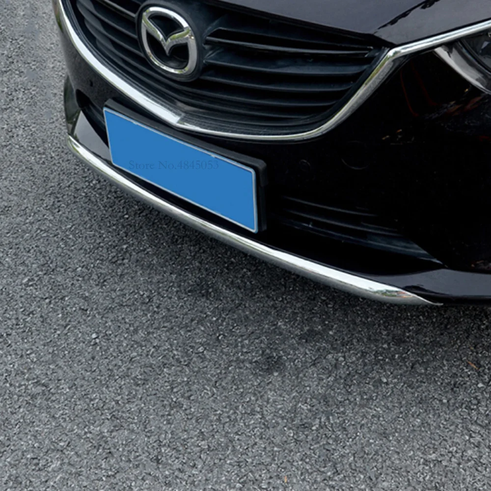 Подходит для Mazda 6 M6 Atenza Sedan ABS Хром передний и задний бампер гоночная решетка Защитная крышка планки AITWATT