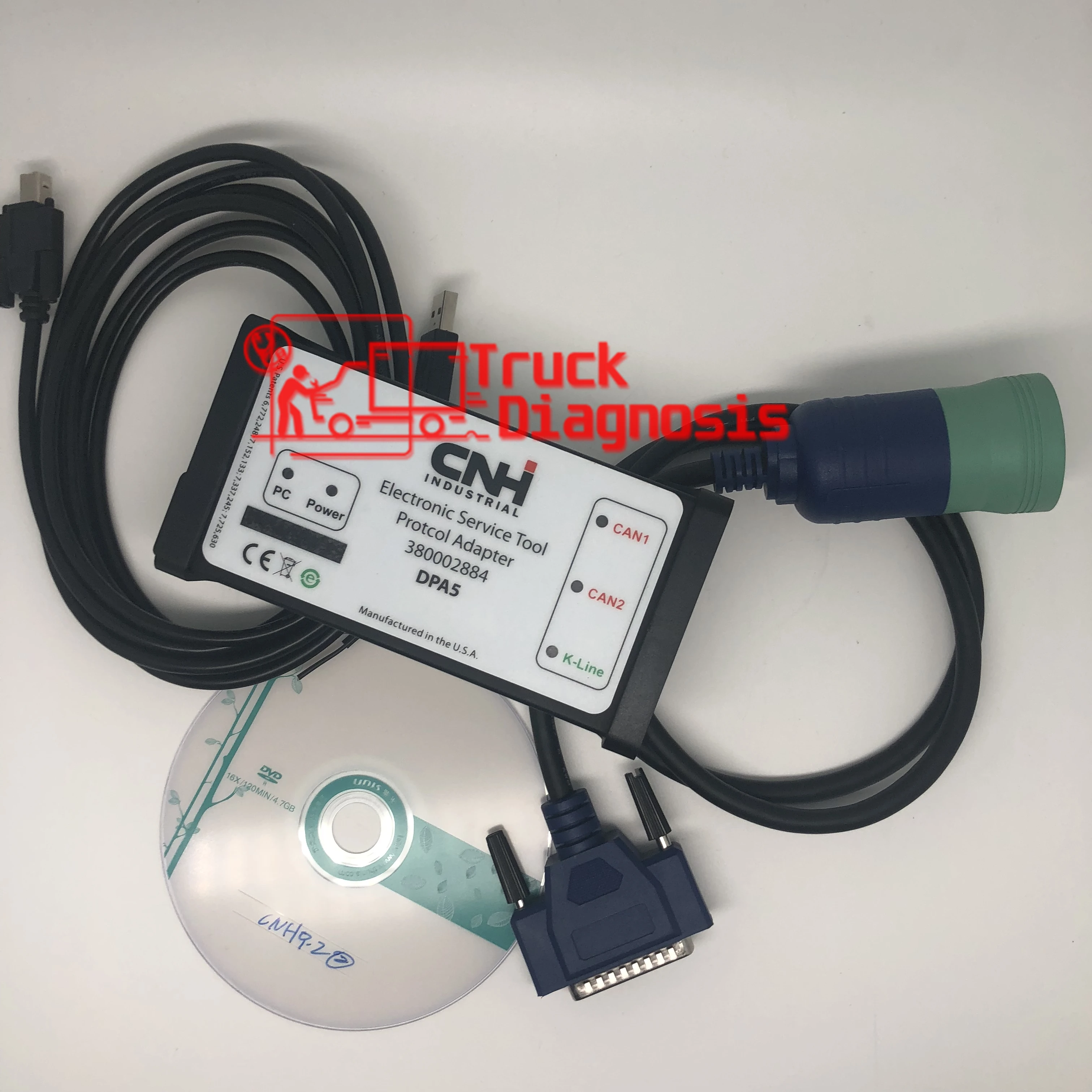 US $96.25 Agricultural Engineering Cnh Est 93 New Holland Case Electronic Service Diagnostic Tools Cnh Dpa5 Kit Diagnostic Tool
