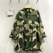 Г. Весенние детские камуфляжные платья с длинными рукавами для девочек; повседневные платья для маленьких девочек; детское платье для девочек; детское платье;