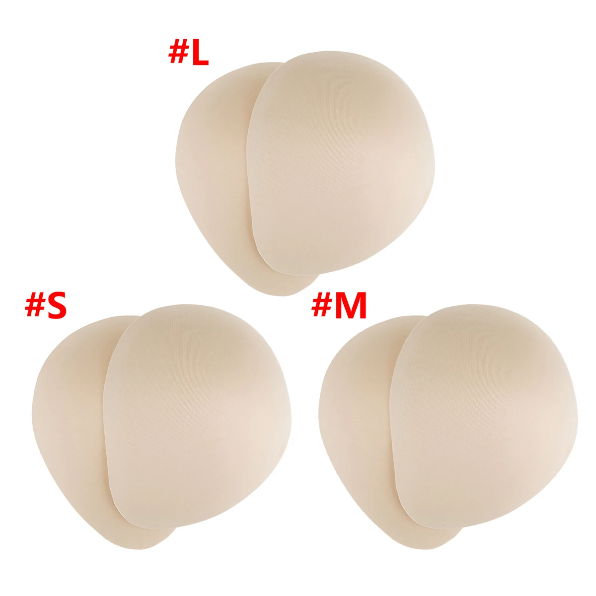 Braza Swimwear Mastectomy Foam Breast Foam Bra Insert Pads - Size