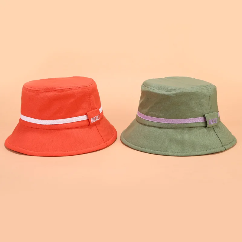 Fisherman's hat female summer small fresh hundred flat eaves cover washbasin cap tide student street sunshade hat