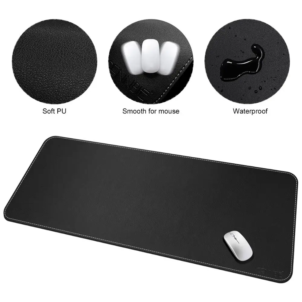  CENNBIE Extended Mega Size Professional Leather Desk Mat for Full Desk - 51.18