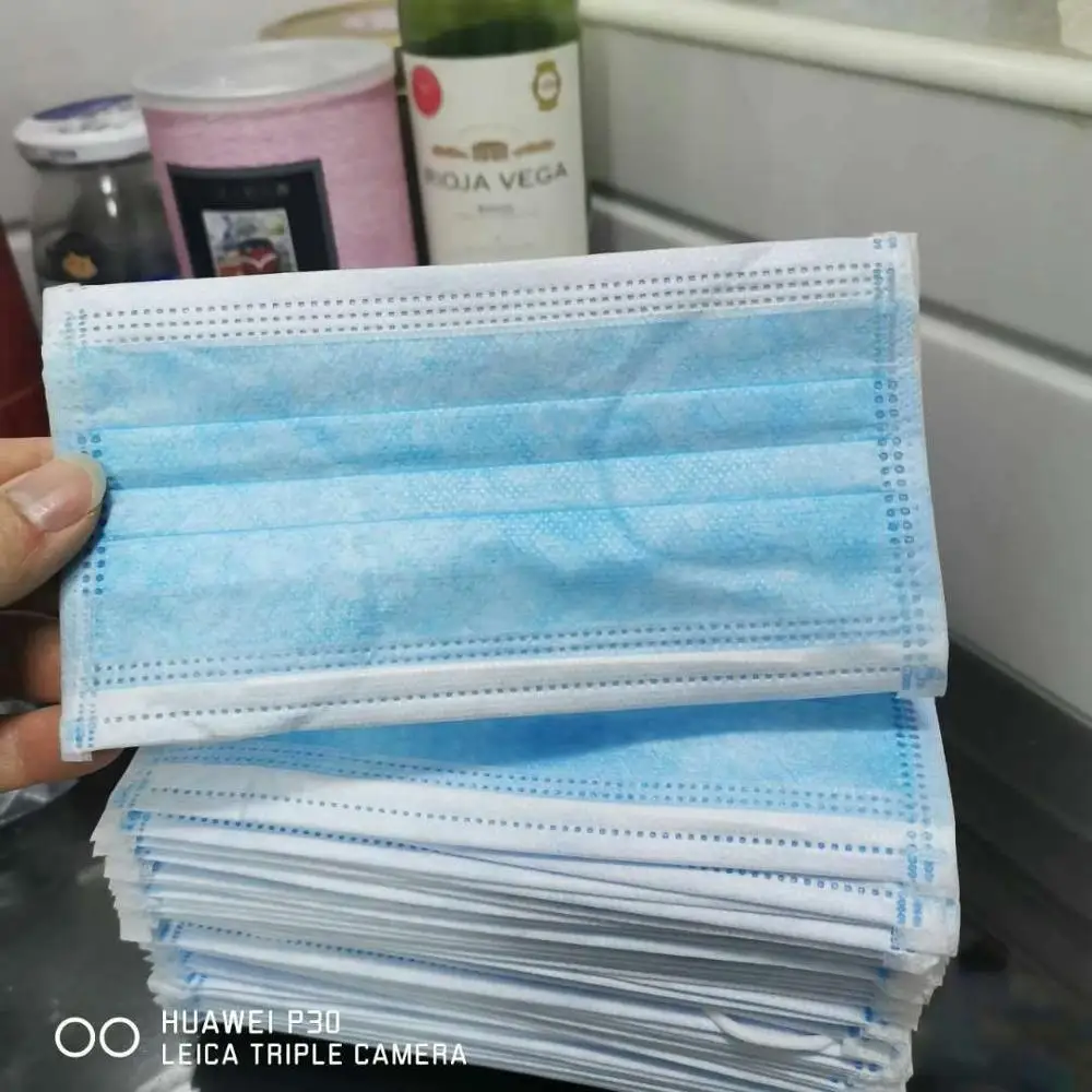 

50pcs/100pcs Face Mouth Mask Disposable Protective 3 Layers Filter Earloop Non Woven Mouth Masks In stock