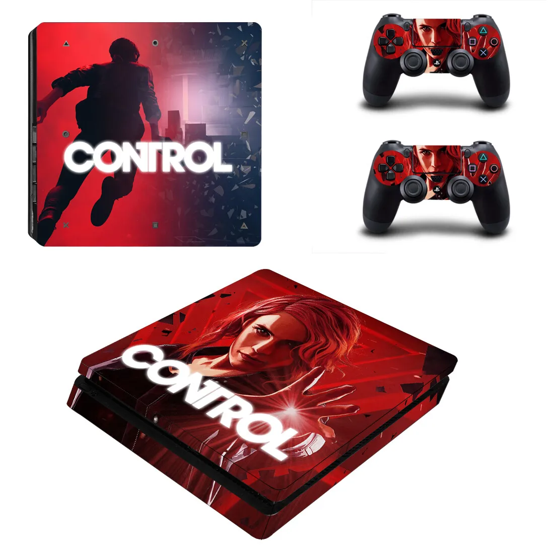 Игровой контроль PS4 Slim sticker s PS 4 Play station 4 Slim Skin sticker Pegatinas для playstation 4 Slim console and control ler