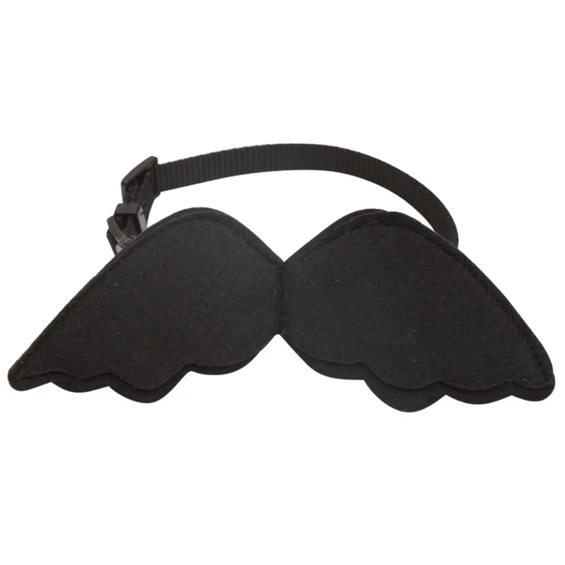 

Pet Cat Angel Wings Collar Small Pet Nylon Adjustable Collar with Cute Angel Wings Bell Decor Pet Collars