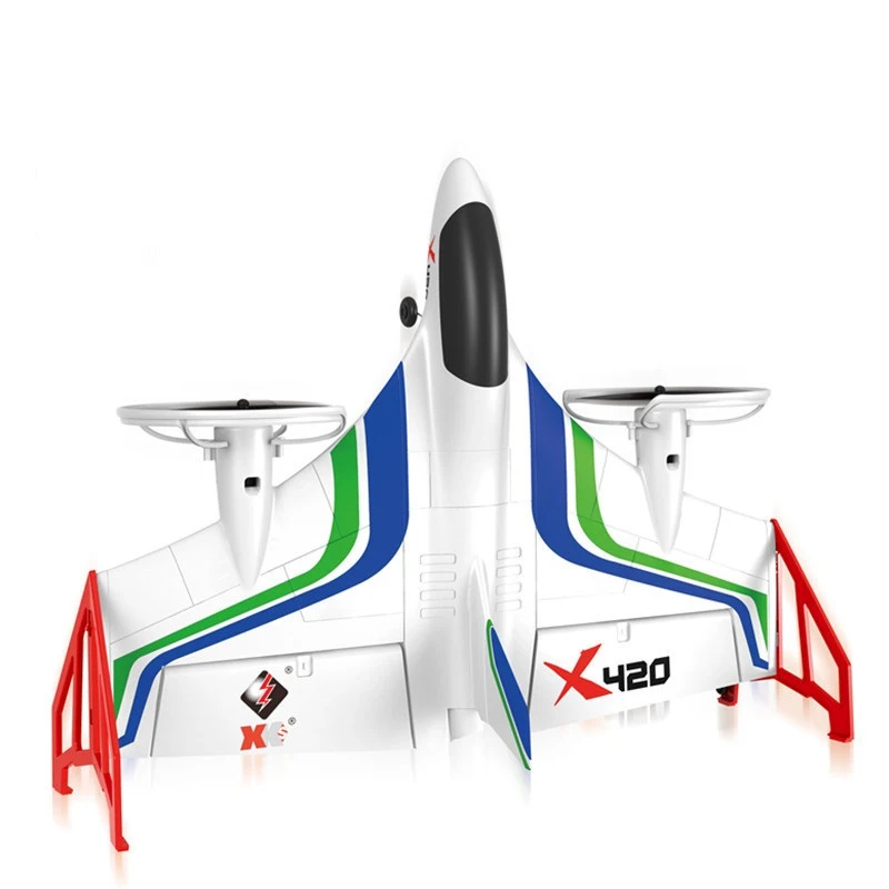 Профессиональный трюк модель самолёта на радиоуправлении 2,4G 6CH 300M 3D 6G EPP трюк самолет электрический RTF снаружи небо Радиоуправляемый р/у планер самолета - Цвет: Белый