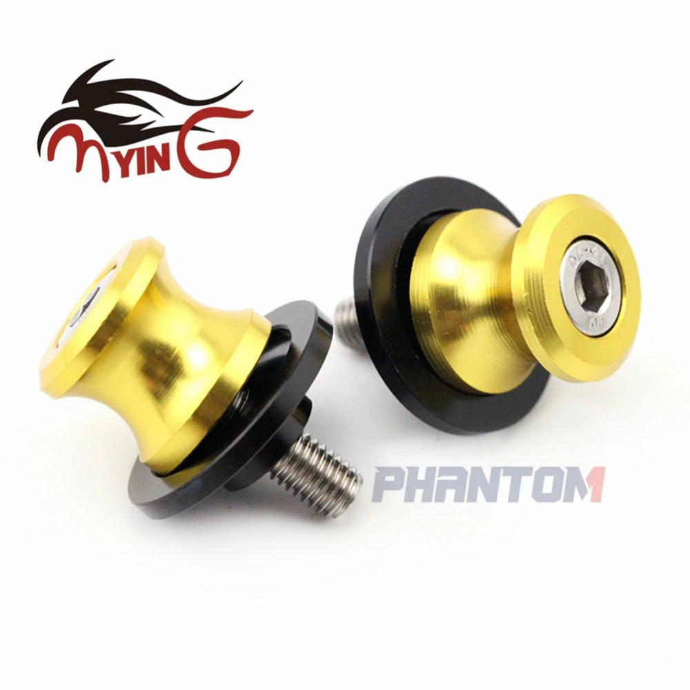 Swingarm Катушки слайдер для SUZUKI DL 650/1000 V-Strom GSX1300R HAYABUSA SFV/SV 650 DL650 DL1000 GSX 1300R стенд винт M8 |
