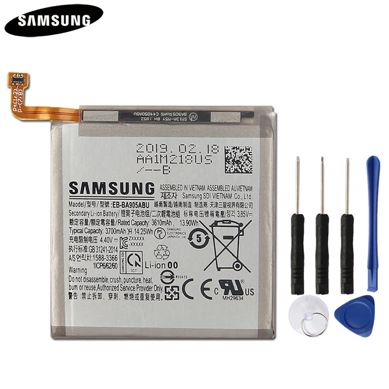 Аккумулятор для телефона EB-BA905ABU для samsung Galaxy A80 A90 сменный аккумулятор 3700 мАч