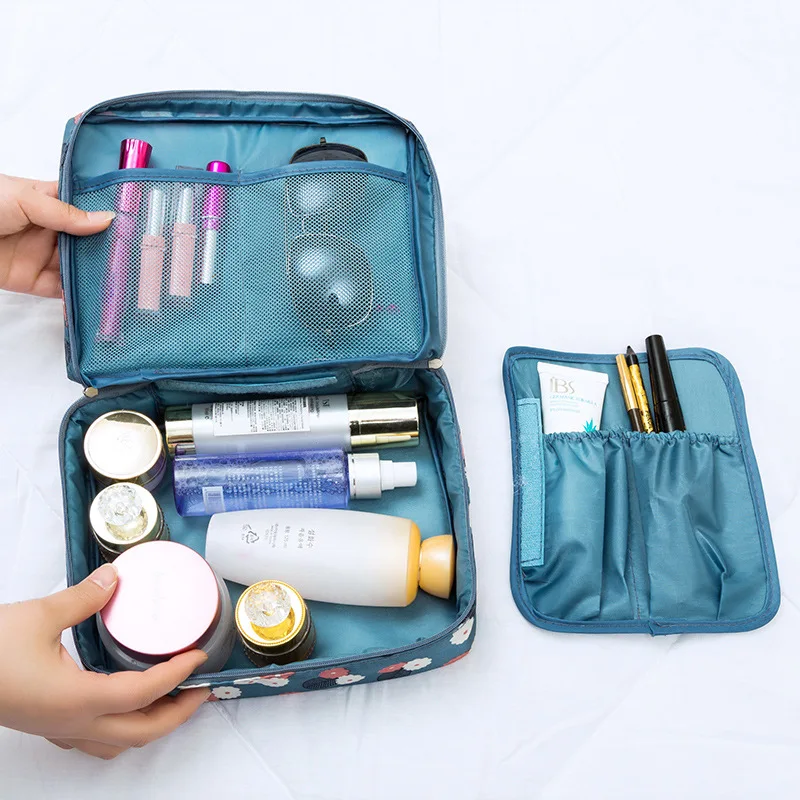 Outdoor Girls Make up Organizer Cases Women Cosmetic Bag Waterproof Female Storage Makeup Cases