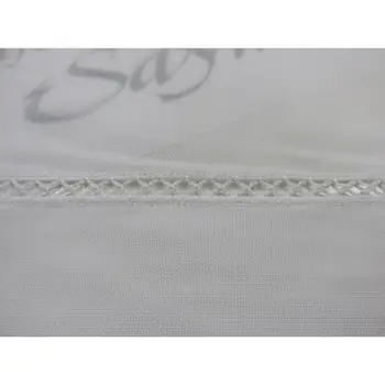 

Curtain Etamin Ref. TOOTH RATON PLAIN WHITE footage 3,00 mts x width 2,80 m