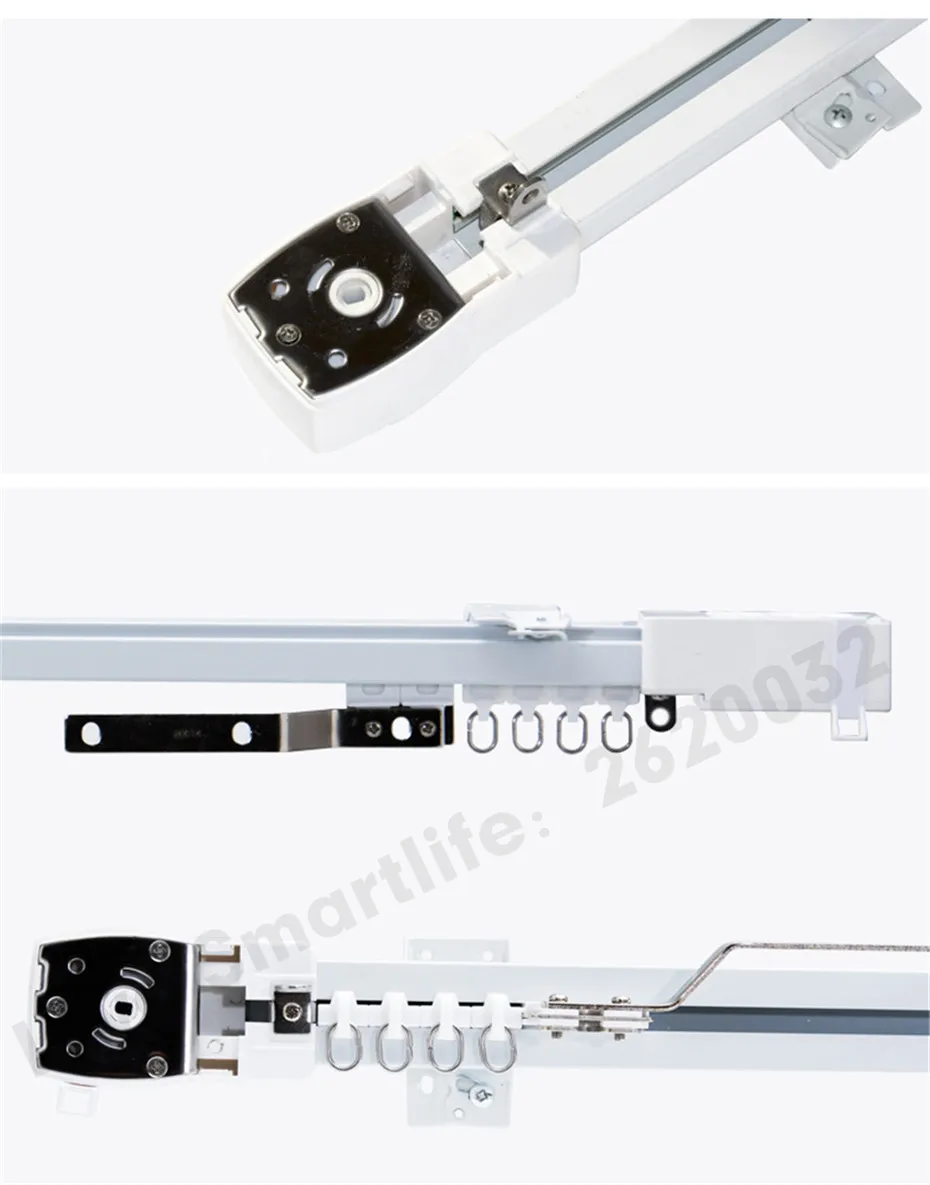 Customize Super Silent Electric Curtain Track for Xiaomi Aqara Dooya KT82,DT82 Curtain Motor for Smart Home,free Ship to Russia-2