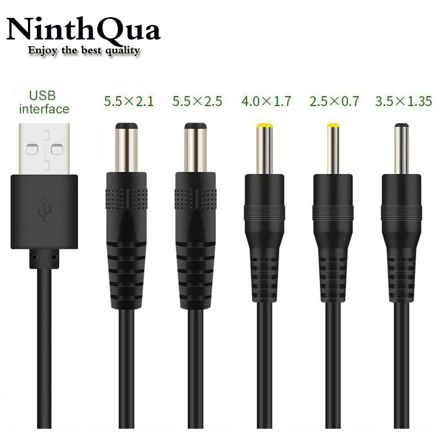 1 шт. USB A штекер к DC 2 5 3 35 4 0 7 мм источника питания тип Удлинительный кабель