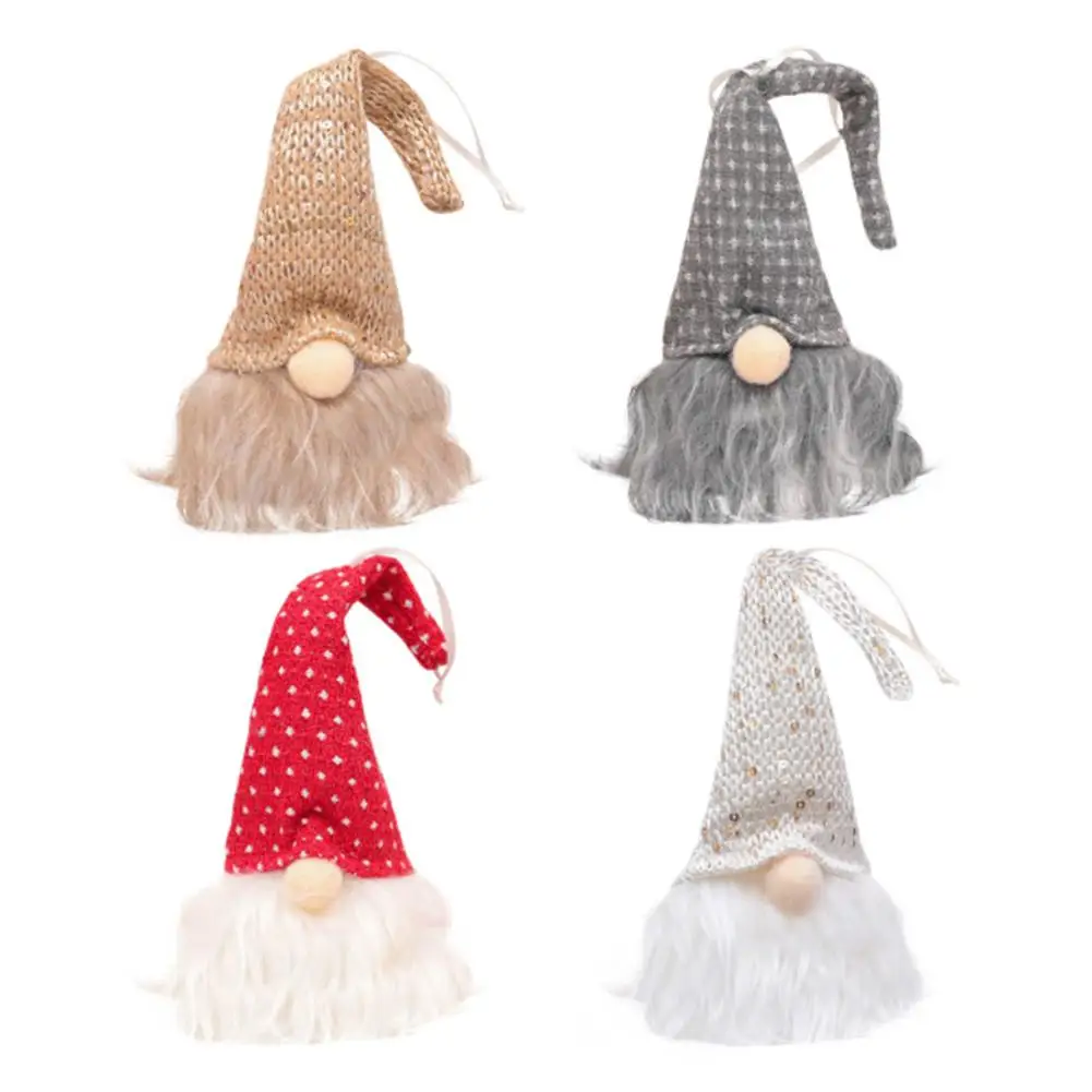Рождественские Висячие гномы ручной работы шведский Tomte Рождественский эльф