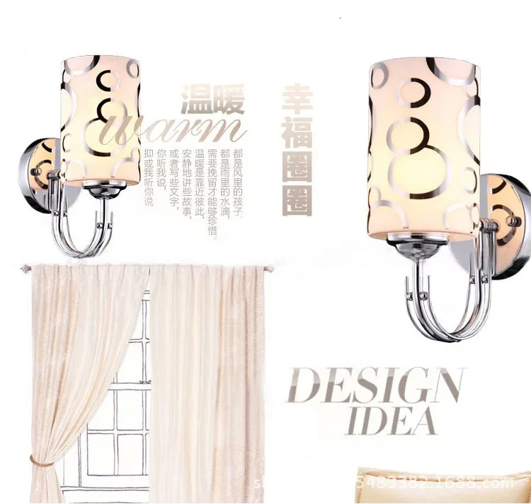 Postmodern crystal wall lamp gold wall sconce lights AC110V 220V fashion luxury lustre living room bedroom light fixtures
