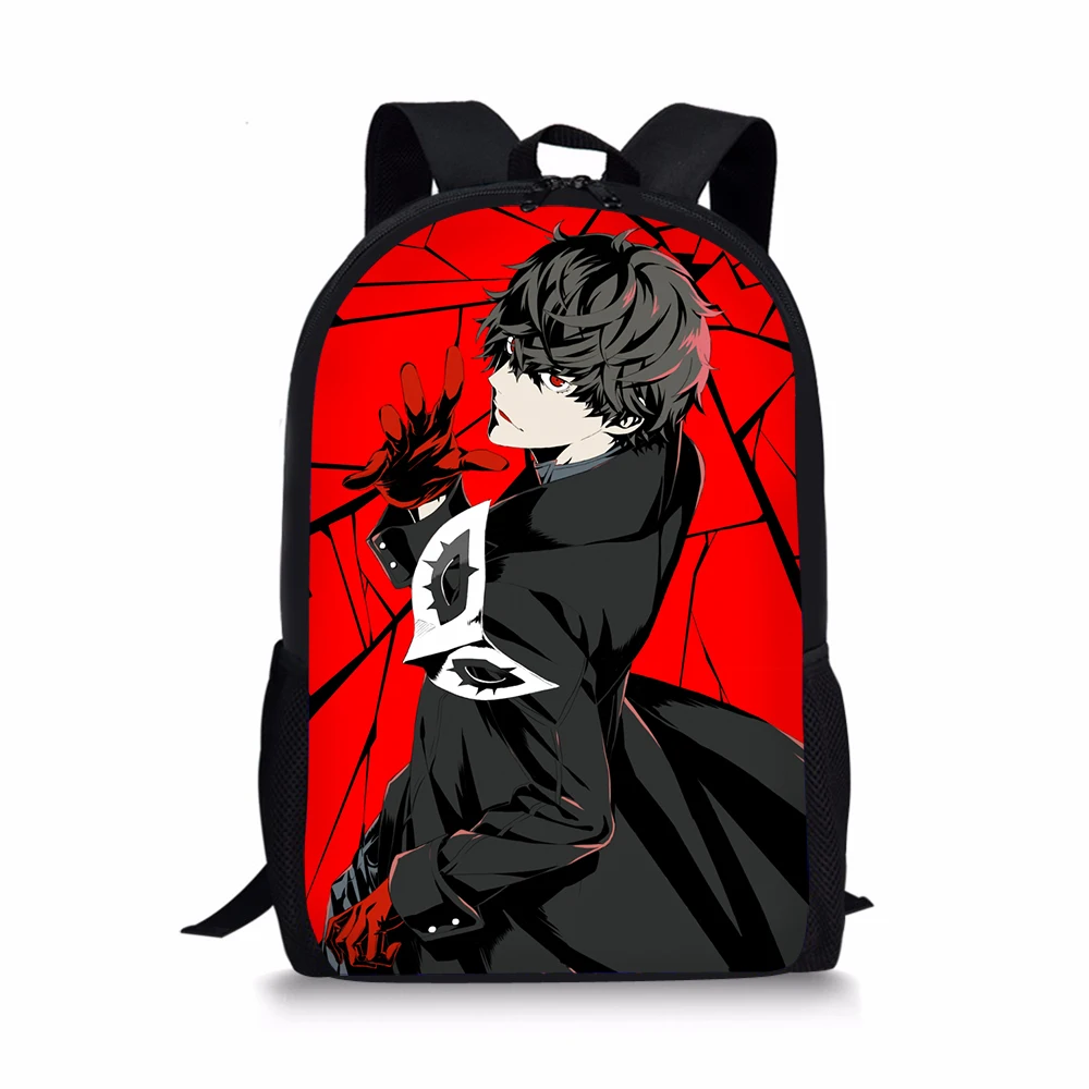Аниме Persona 5 Черный Красный школьная сумка для детей девочка мальчик рюкзак Р5