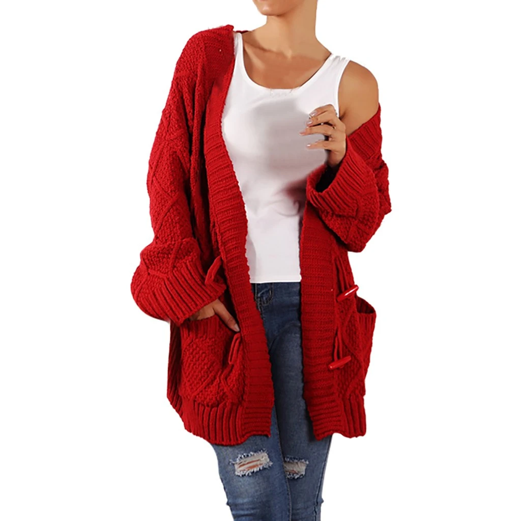 CHAMSGEND Loose Kimono Coat Women Casual Long Sleeve Cardigan Autumn Jacket Thick Loose Outwear Cardigans Slim Lady Jackets 917
