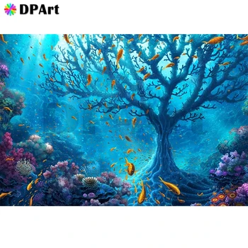 

Diamond Painting 5D Full Square/Round Drill Tree Daimond Embroidery Painting Cross Stitch Mosaic Picture Wall Art M1910