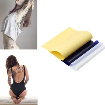 

10pcs 4 Layers Tattoo Transfer Paper Tattoo Supplies Copy Carbon Tracing Paper Thermal Transfer Papier Stencil Good quality