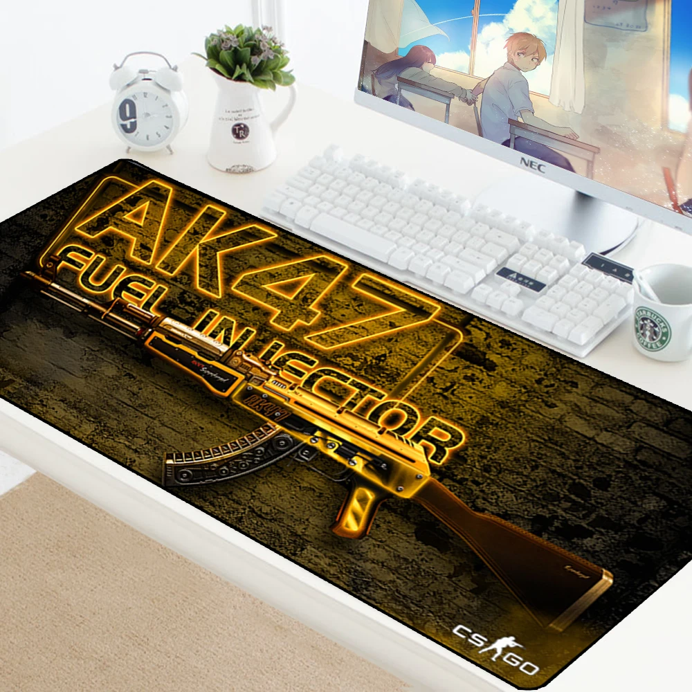 CS GO Custom Large Mouse Pad Speed Keyboards Mat Rubber Gaming Mousepad Desk Mat for Game Player Desktop PC Computer Laptop csgo