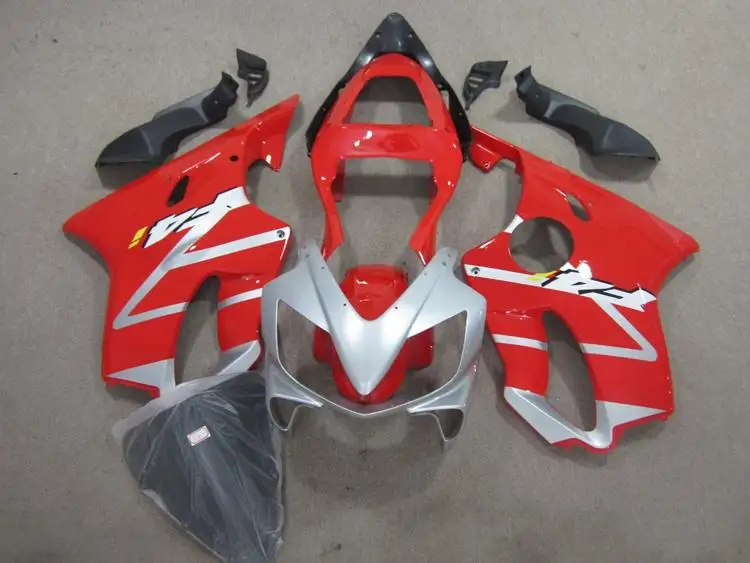 4Gifts New ABS Motorcycle whole Fairings Kit Fit For Honda CBR600 FS F4i 2001 2002 2003 01 02 03 bodywork set red silver | Автомобили и
