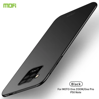 

MOFi For Moto One Zoom Case Back Cover PC Hard Fundas Phone Cases Shell For Motorola One Pro / P50 Note