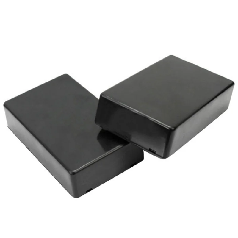 Hot Sale Plastic Waterproof Cover Project Electronic Instrument Case Enclosure Box 100 X 65 X 25mm Black Dropshipping