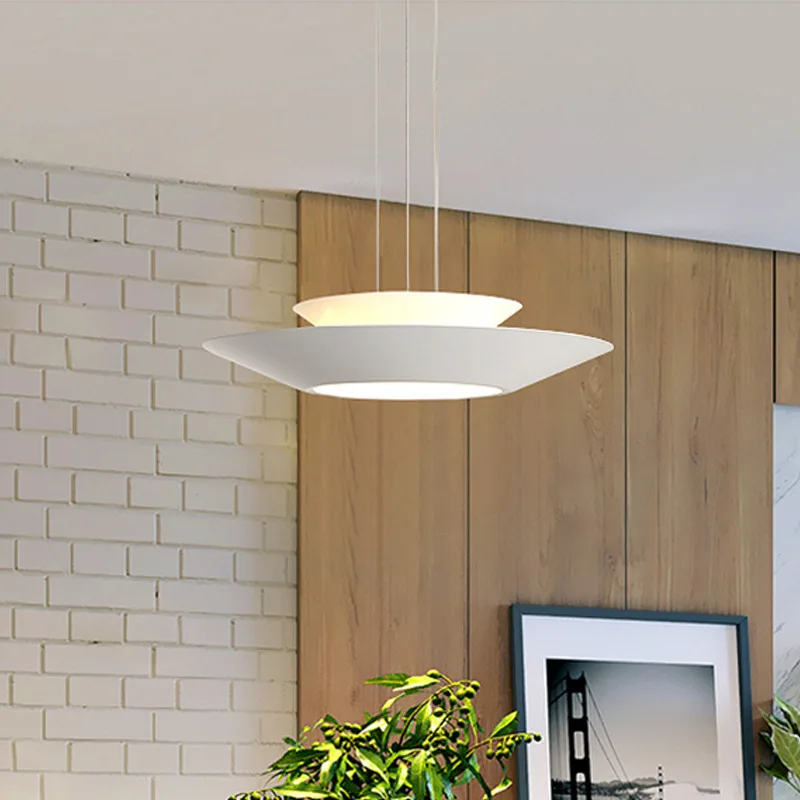 

Post-modern Simple Living Room Chandelier Nordic Creative Cool Bedroom Led Art Bar Round Restaurant Chandelier deco chambre