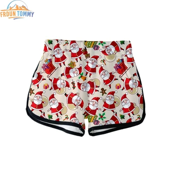 

New Christmas Day 3D Clothes Printing Women Casual sexy shorts 2019 Tops Casual Cool Ladies summer Hot sales k-pops shorts