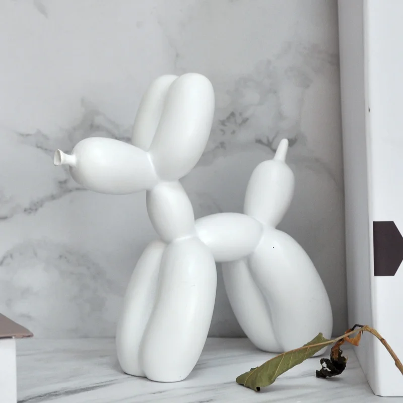 White Jeff koons воздушные шары собаки скульптуры офис украшения дома аксессуары современное искусство Смола украшения Ремесло - Цвет: White
