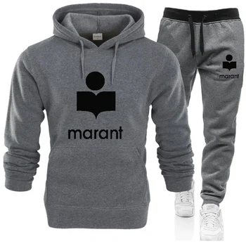

2020 autumn and winter marant sports Hoodie set new women casual suit brand sports Hoodie trousers two-piece set