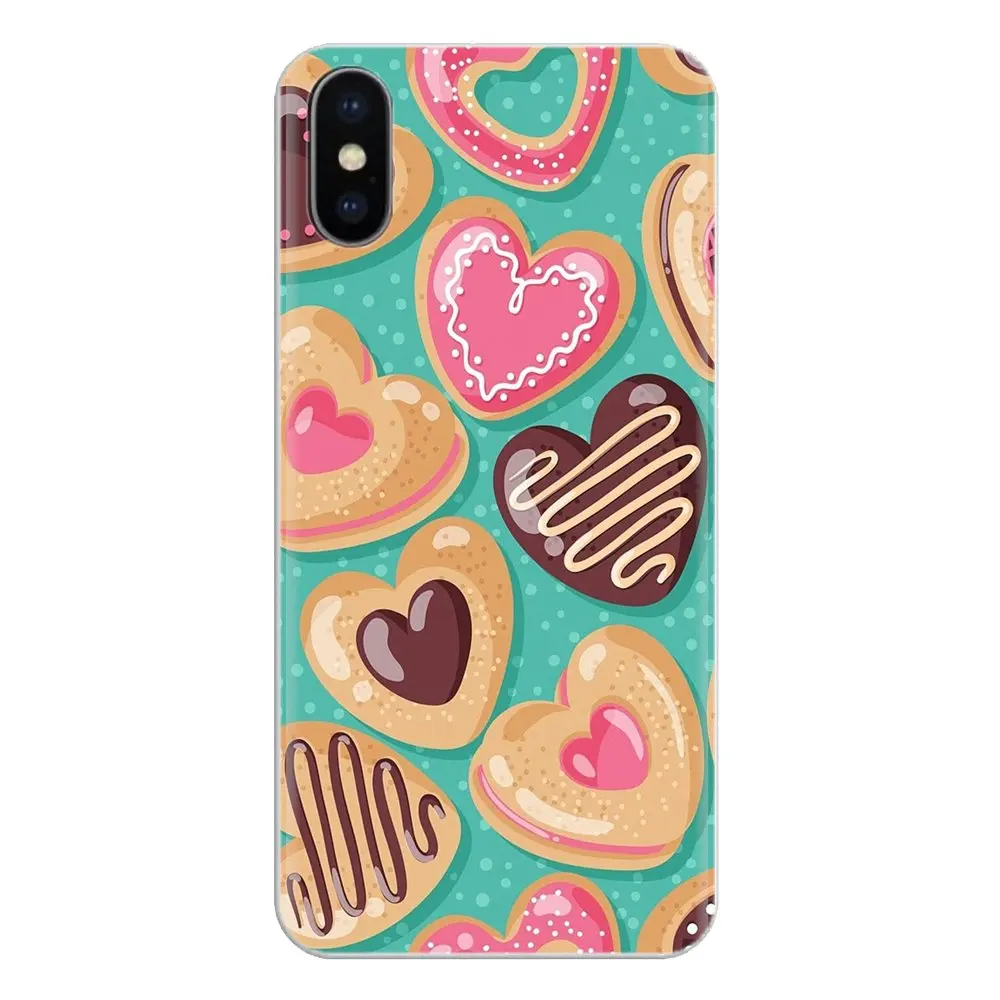 Вкусная чашка торт пончики сердце еда для Huawei G7 G8 P7 P8 P9 Lite Honor 4C 5X 5C 6X Mate 7 8 9 Y3 Y5 Y6 II 2