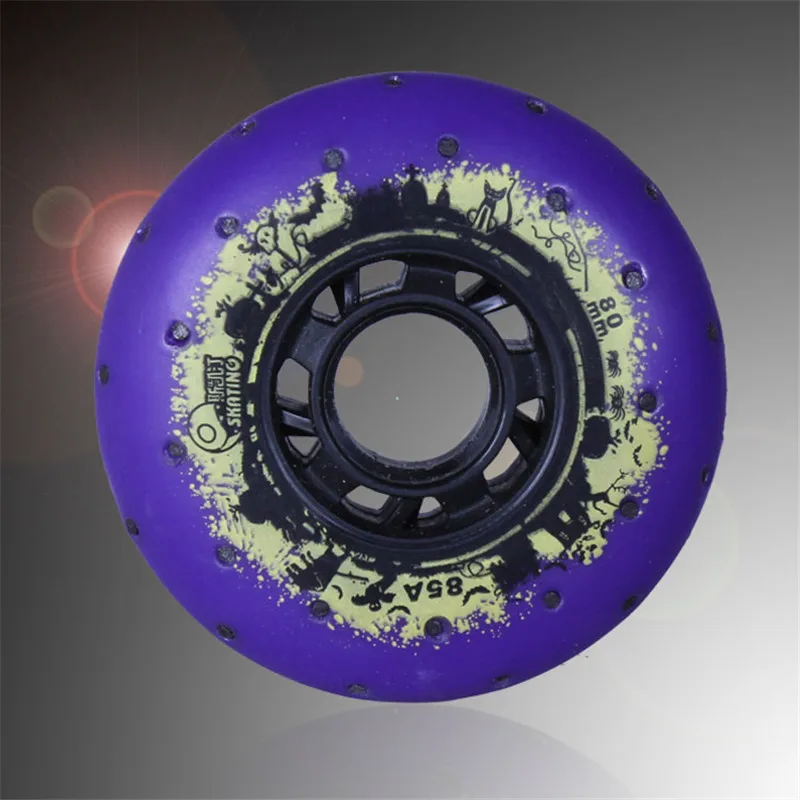 SKATING 2nd fire stones sparking роликовые коньки колеса 85A скользящие тормозные firestone колеса для ролики SEBA hv IGOR SKJ [72 мм 76 мм 80 мм]