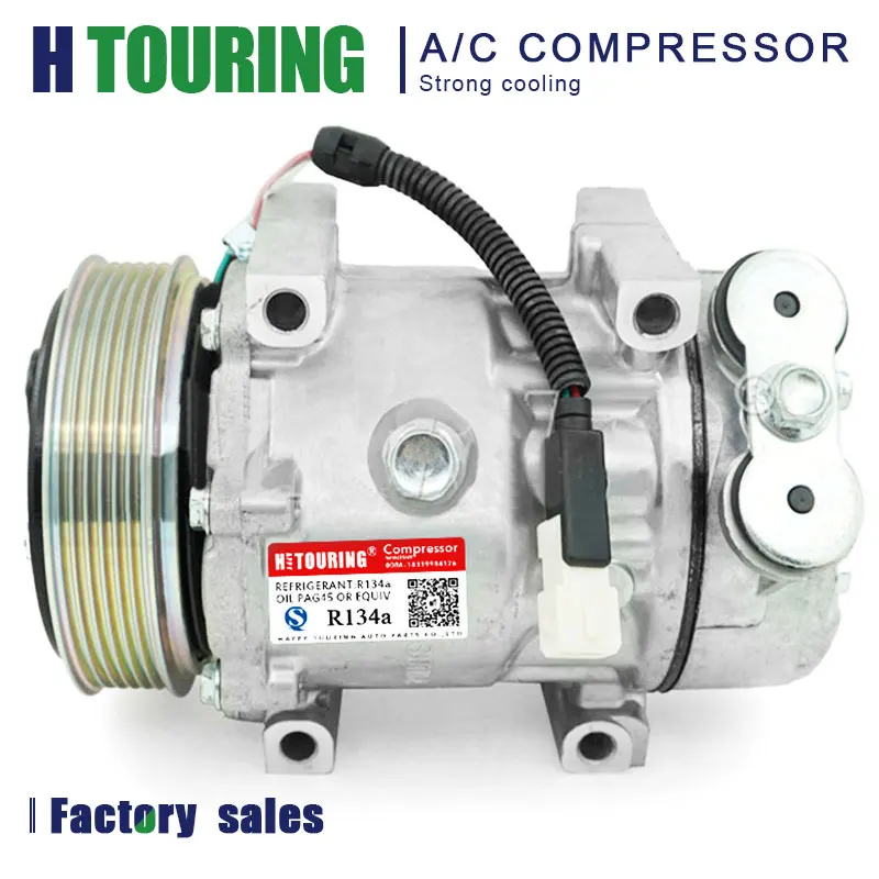 Sd7v16 автомобиль ac компрессор для peugeot 206 306 406 806 607 807 для Citroen C5 C8 9645306580 6453CL 9626902180 6453JF 1237 1211 6PK