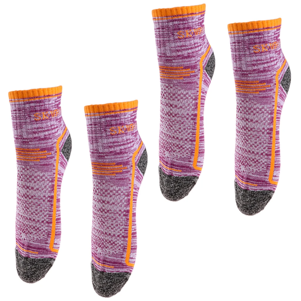 2 пар/упак. дышащие спортивные носки до щиколотки повседневные с подкладкой для