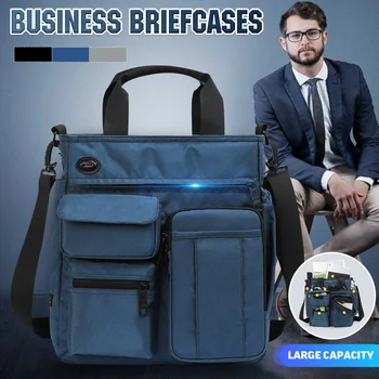 

Men's Waterproof Large Capacity Crossbody Bag Multifunction Nylon Business Shoulder Bag For Men Messenger Bag Travel Bags
