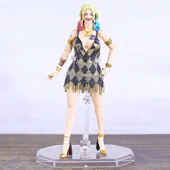 

MAFEX Suicide Squad Harley Quinn Dress Ver. PVC Action Figure Movable Figurals Toy Brinquedo
