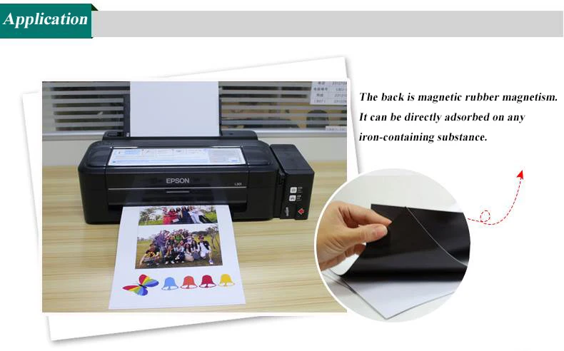 Магнитная паста для струйной печати фотобумага Магнитная фотобумага A4 4R матовые наклейки сделай сам магнит на холодильник