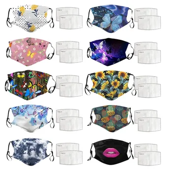 

10PC 1 Windproof Cloth Mouth Mask Face Mask PM2.5 Mouth Cover Protective Mouth Mask Reuseable Washable mondmaskers