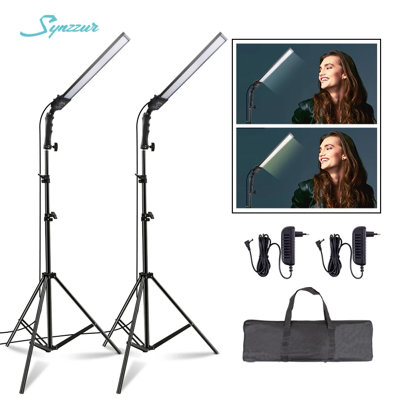

2PCS Fill Light LED Photography 48W Dimmable 376 Lamp Lighting With 2M Tripod Light Kit For Studio Photo Shoot Live Tik Tok