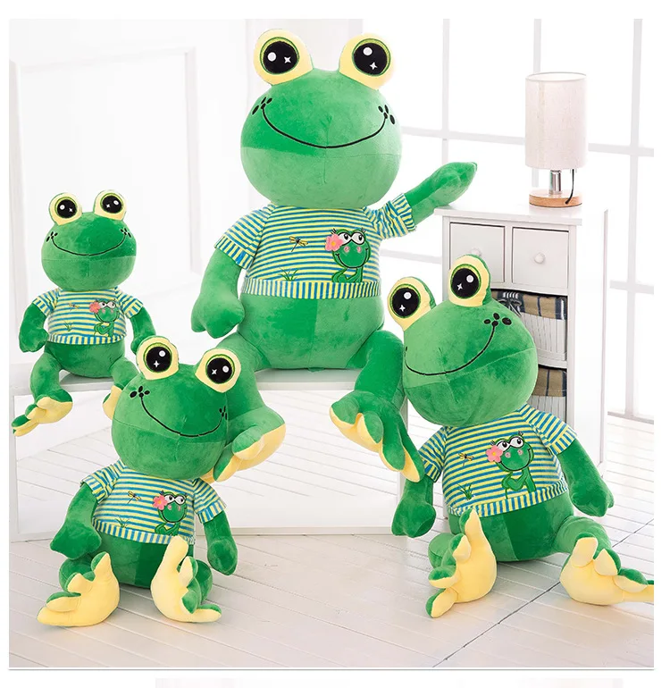 Creative Frog Prince Stuffed Toy Big Eyes Frog Pillow Children Gift