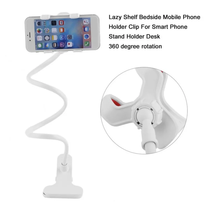 Универсальный держатель для мобильного телефона, длинная рука, ленивый кронштейн, подставка для стола, кровати, 360 градусов, гибкая Автомобильная Подставка для телефона