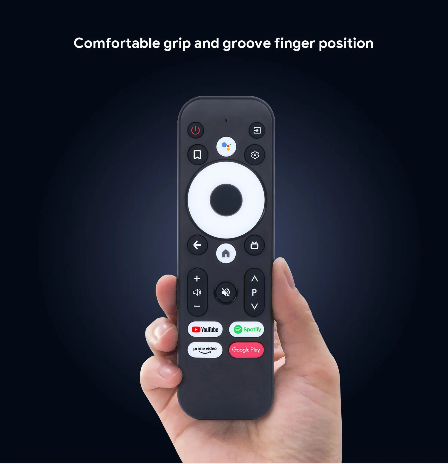 Mecool-substituição do Controle Remoto para Kd2 Km7 tv Box com 22 Teclas Assistente Certificado do Google Voice Bluetooth - Image 5